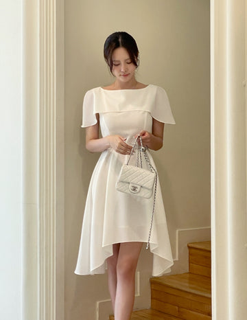 Raylin Cape Shawl Flare Mini One Piece (Belt Set)